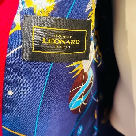 100% Kashmir Virgin Wool Red Blazer. - Picture 10 of 12